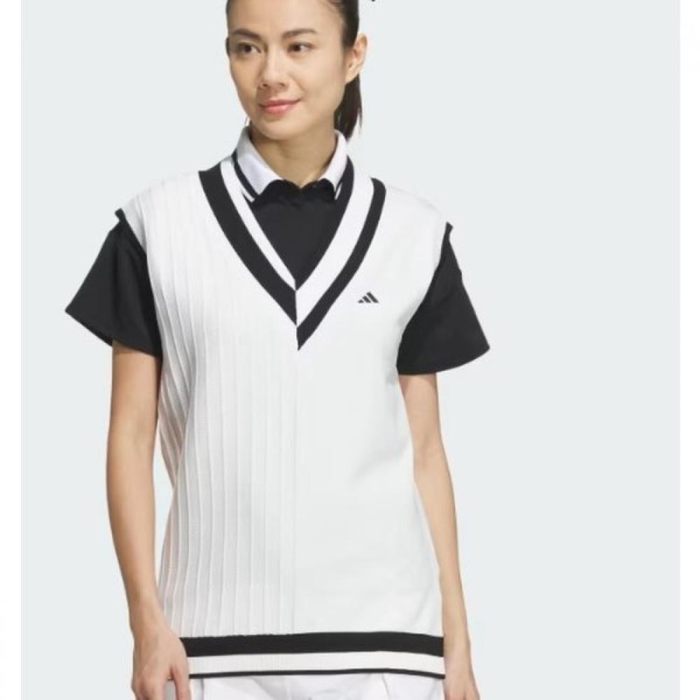 Adidas Golf Women S looSe Fit Knit veSt Ik9800