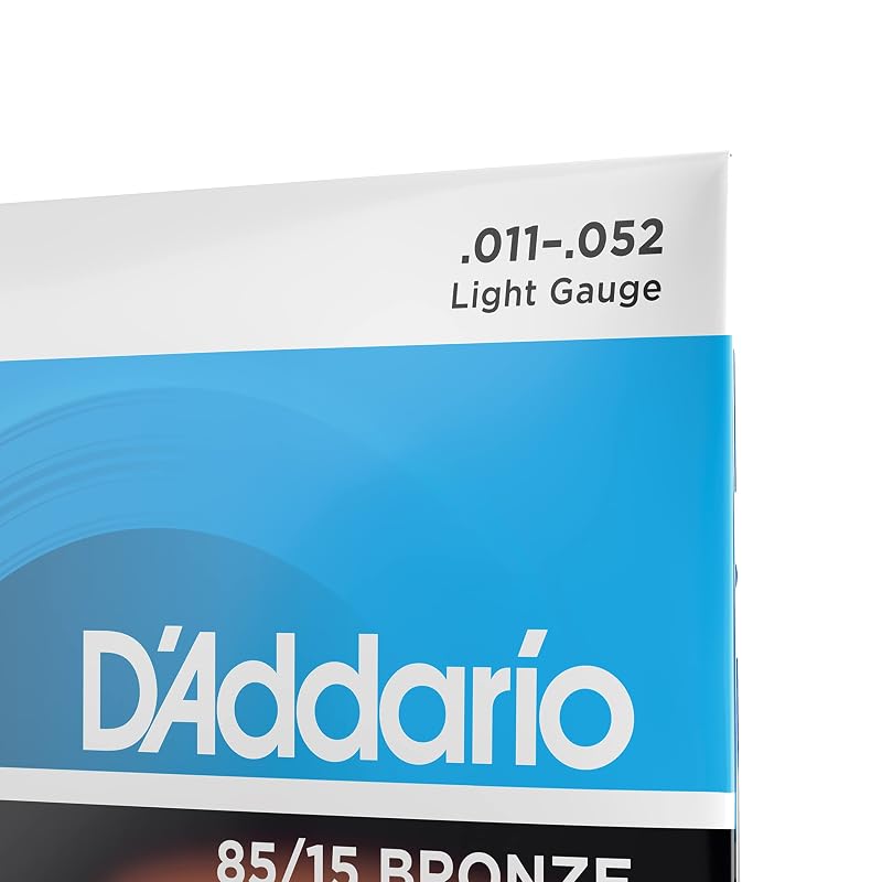D'Addario Acoustic Guitar Strings 85/15 American Bronze Light .011-.052 EZ910 [Domestic Genuine Product]