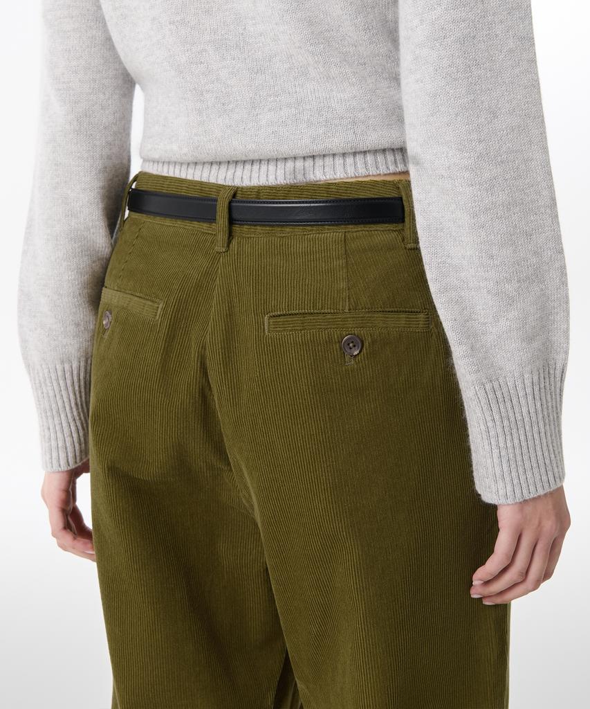 MUSINSA STANDARD WOMAN Women'S Wide Corduroy Pants [Olive]