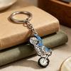 Motorcycle Keychain Alloy Rhinestone Metal Key Ring  Multiple Colors Cool Car Keychain Accessories for Men Women Accessories