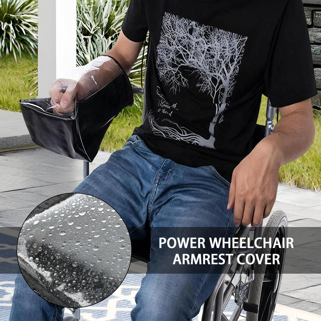 Waterproof Electric Wheelchair Joystick Cover Protective Case Outdoor Wheelchair Accessories for Handicapped Elderly Seniors