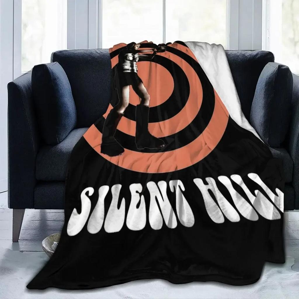 Comfort Heather Silent Hill 3 Blanket Merch Bedding Decorative Horror Game Blanket Throw Lightweight Fleece for Car
