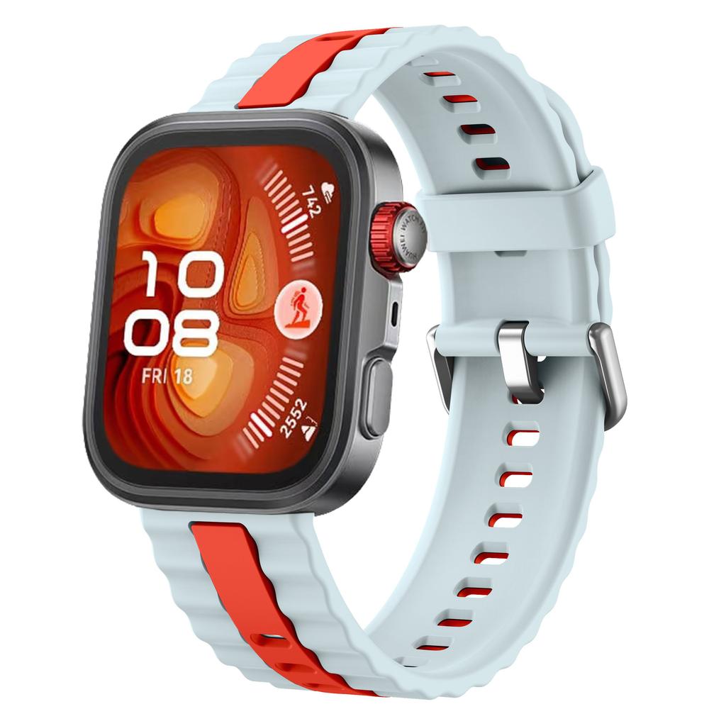 Dwukolorowy silikonowy pasek do Huawei Watch Fit 4/3, sportowa opaska na nadgarstek, akcesoria do Huawei Watch Fit 4 Pro