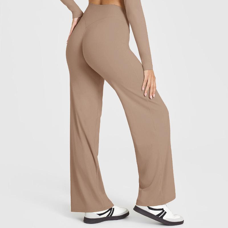 Yoga Pants Women's Long Pants High Waist Straight Pants Loose and Thin Yoga Clothes Sports Outdoor Fitness Clothes Women