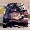 Naruto Anime Flannel Blanket - Soft Warm Perfect for Sofa, Bedding Camping Travel Office Home Decor