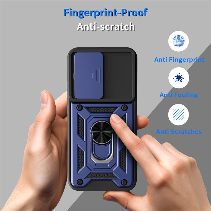 For OPPO F31 5G Case Shockproof Armor Phone Case For OPPO F 31 OPPOF31 5G Slide Camera Protection Cover Ring Stand Holder Fundas