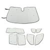 8 Pezzi Parasole per Parabrezza Auto Parasole per Finestrino Auto Copertura Scudo Termico con Ventose per X3 E83 2006‑2010