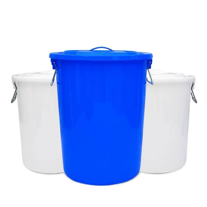 Extra Large Food-Grade Plastic Water Storage Bucket with Lid