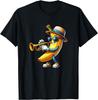 Cool Banana Playing Trumpet Musician Cartoon T-Shirt
