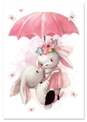 Poster Pictures for a Child for a Child's Room a Couple In Love