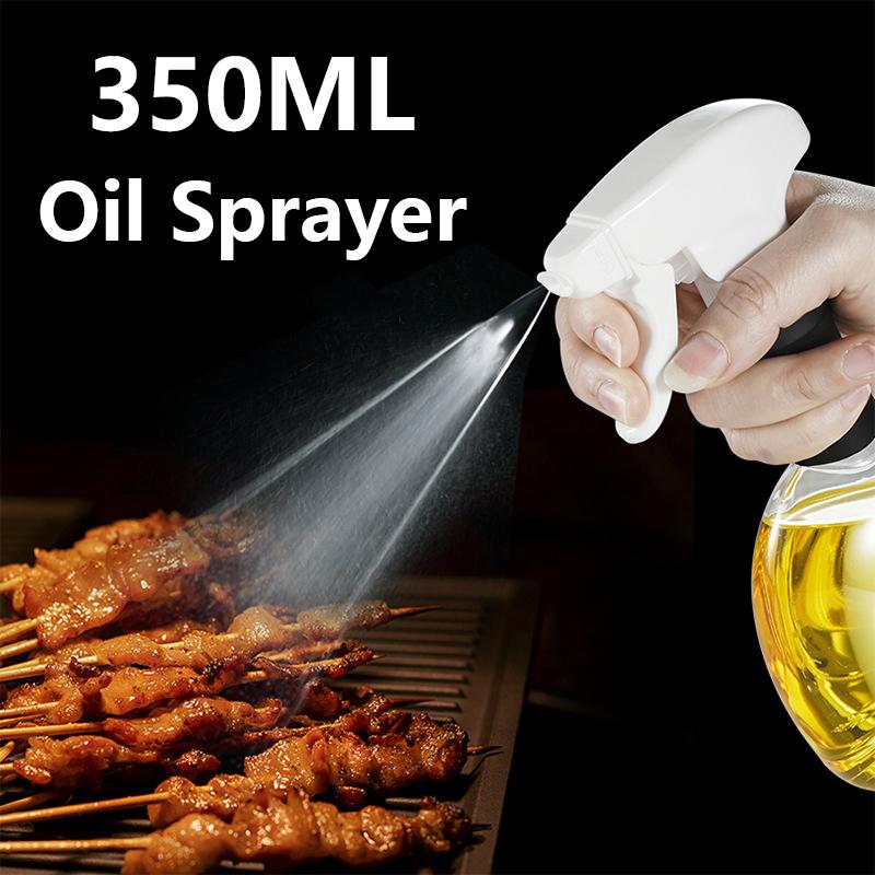 350ml Oil Bottle Kitchen Oil Spray Bottle Cooking Baking Tool Vinegar Mist Sprayer Barbecue Plants Flowers Water Spray Bottle