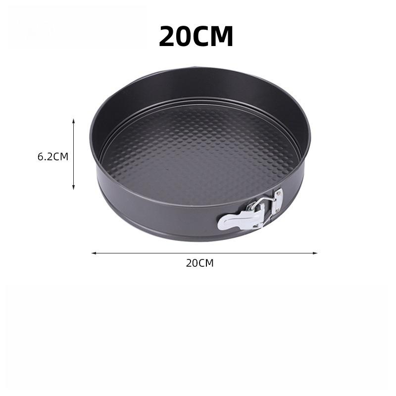 6 Size Carbon Steel Cakes Molds  Removable Bottom Round Mold Cake Baking Pans Non-Stick Cake Mould Kitchen Cake Tool Tray Set