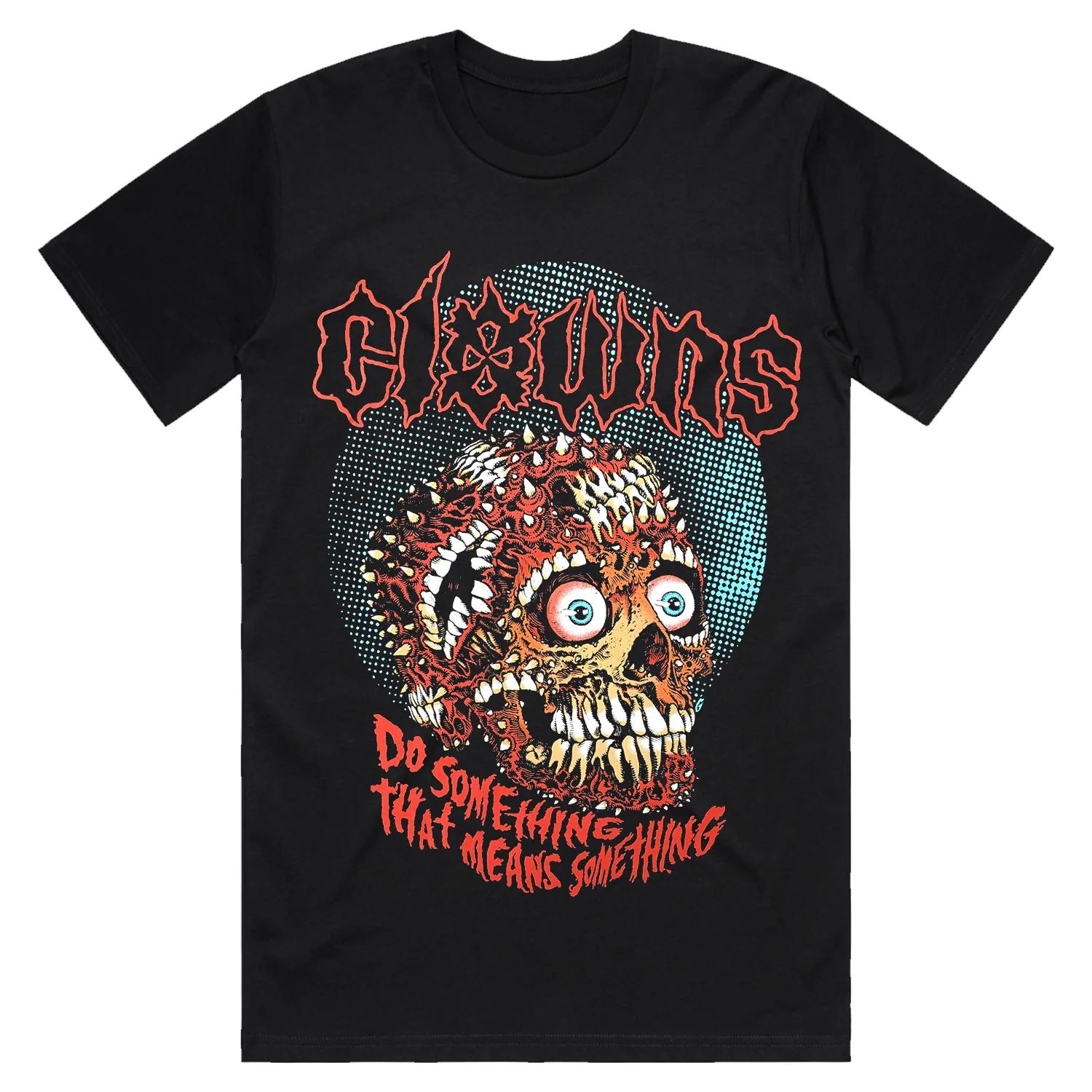 

2026 Clowns Band T Shirt Harcore Punk Rock Skanking Unisex Quality Ring Spun Cotton Vintage Cotton Comfortable Casual Graphic S