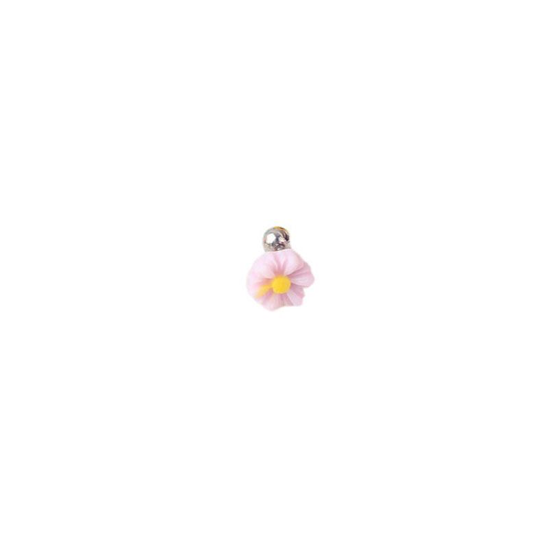 Fashion Resin Camellia Stainless Steel Earrings High Grade Barbell Style Screw Stud Ear Jewelry Party Gifts For Women Girls