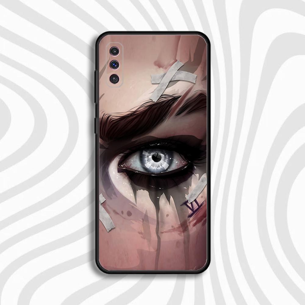 

Vi A-Arcane Phone Case For Samsung S 25,24,23,22,30,21,10,9,Ultra,Plus,Lite,FE,4,5 G Black Soft Case Samsung S105G