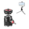 Mini BallHead With Smooth 360°Pivoting Compatible for Camera Tripod And Selfies Stick Strong Durability&High Stability