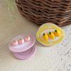 3D Lemon Peach Magnetic Stand Case for iPhone 17/16 Pro Max/15 Pro