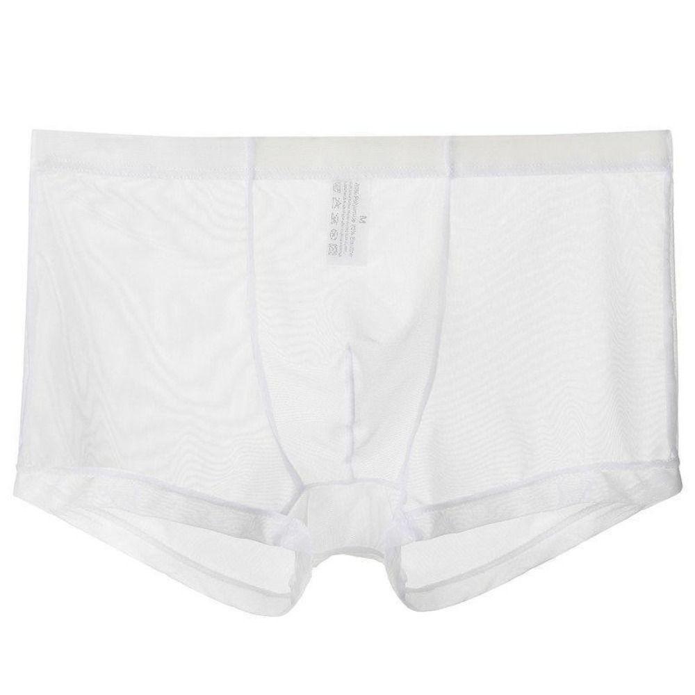 Sexy Briefs Transparent Boxers Low-waist Gauze Male Panties Fashion Men's Underwear