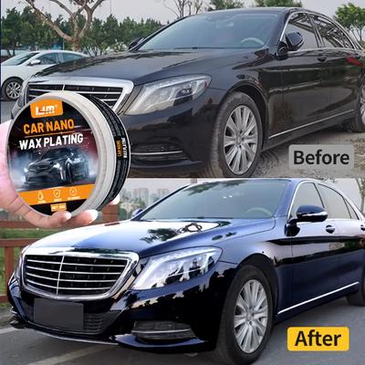 Premium Black Car Wax - Global Dark Enhancement, Mirror shine,UV Protection and Long-lasting Shield for Vehicles with Dark Paint