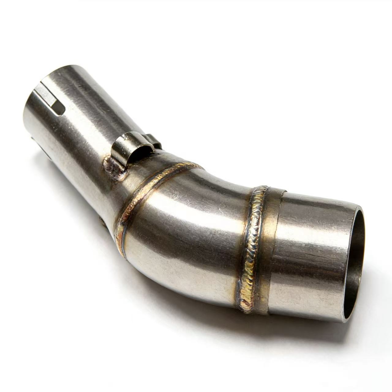 Motorcycle Exhaust Pipe 51mm for Yamaha YZF-R25 MT-25 R3 YZF-R3 MT-03 Middle Link Muffler Connector 1 Set