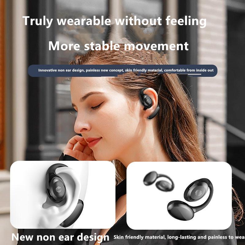 

GD06 Single Ear Bluetooth-compatible 5.3 Earhook Headset Wireless Earphone Black