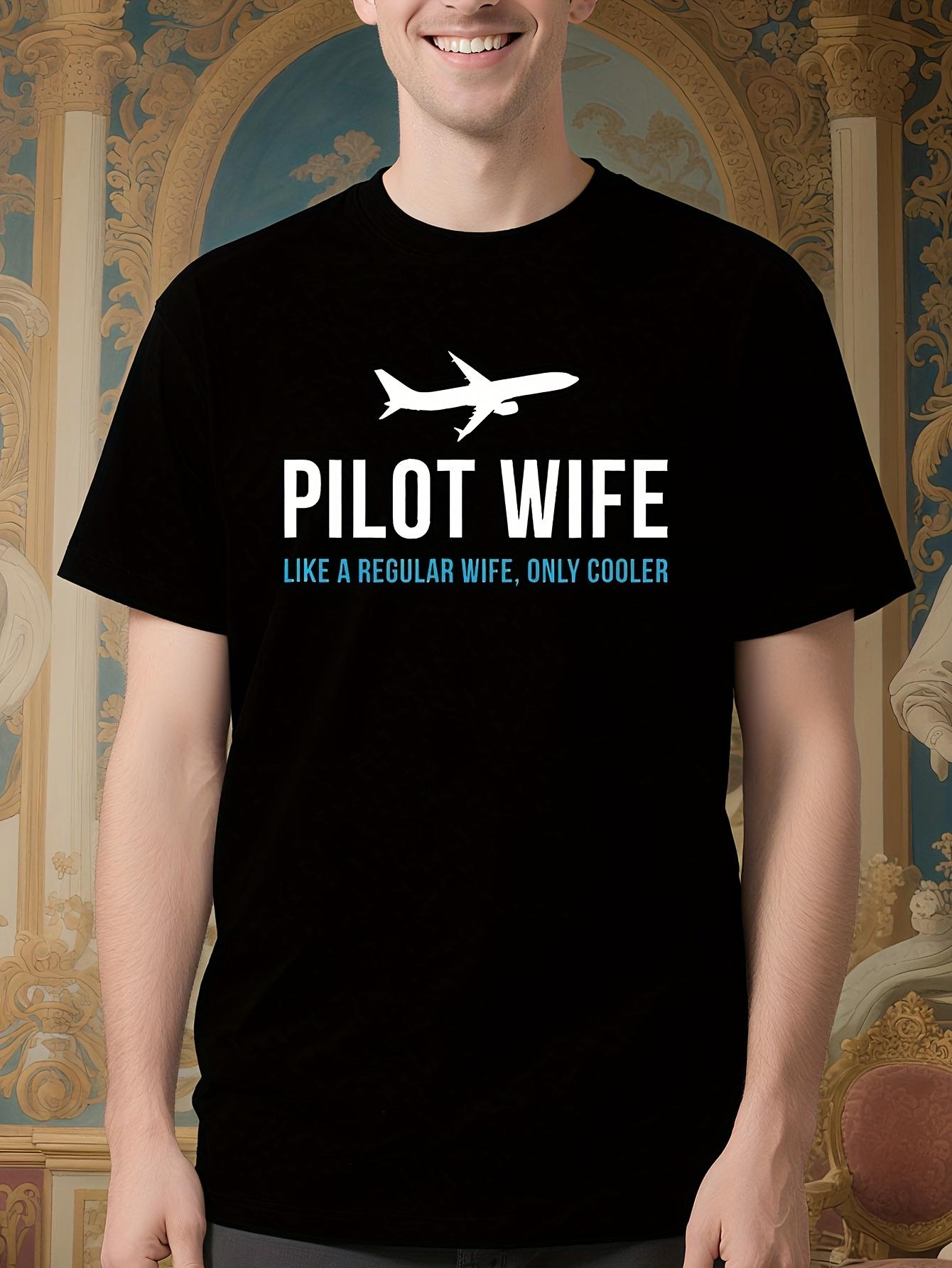 Pilot Wife Funny Airplane Aviation Gift Tshirt - Like a R... XXXL