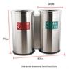 Yili Stainless Steel Sorting Trash Can