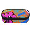 Pen Case Durable 300D Polyester High Capacity Full Zipper Closure with Main Compartment Mesh Pocket and Pen Slots for Students
