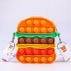 New Silicone Push Pop Bubble Sensory Fidget Toy Crossbody Bag - Antistress Stress Relief For Kids Adults, Coin Purse Handbag