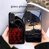 Small pebble flowers For Honor X5 Plus X30 X9c Smart X5b X9a X30 Max X50i 30 Pro 50 Pro 70 90 Smart 200 Lite Glass Phone Case