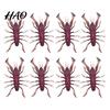 Predators Fishing Baits 8Pcs 6cm/2.8g Bionic Insect Soft Bait, Slow Sinking Floating Artificial Lure, Lure Swim Bait for Freshwater Saltwater