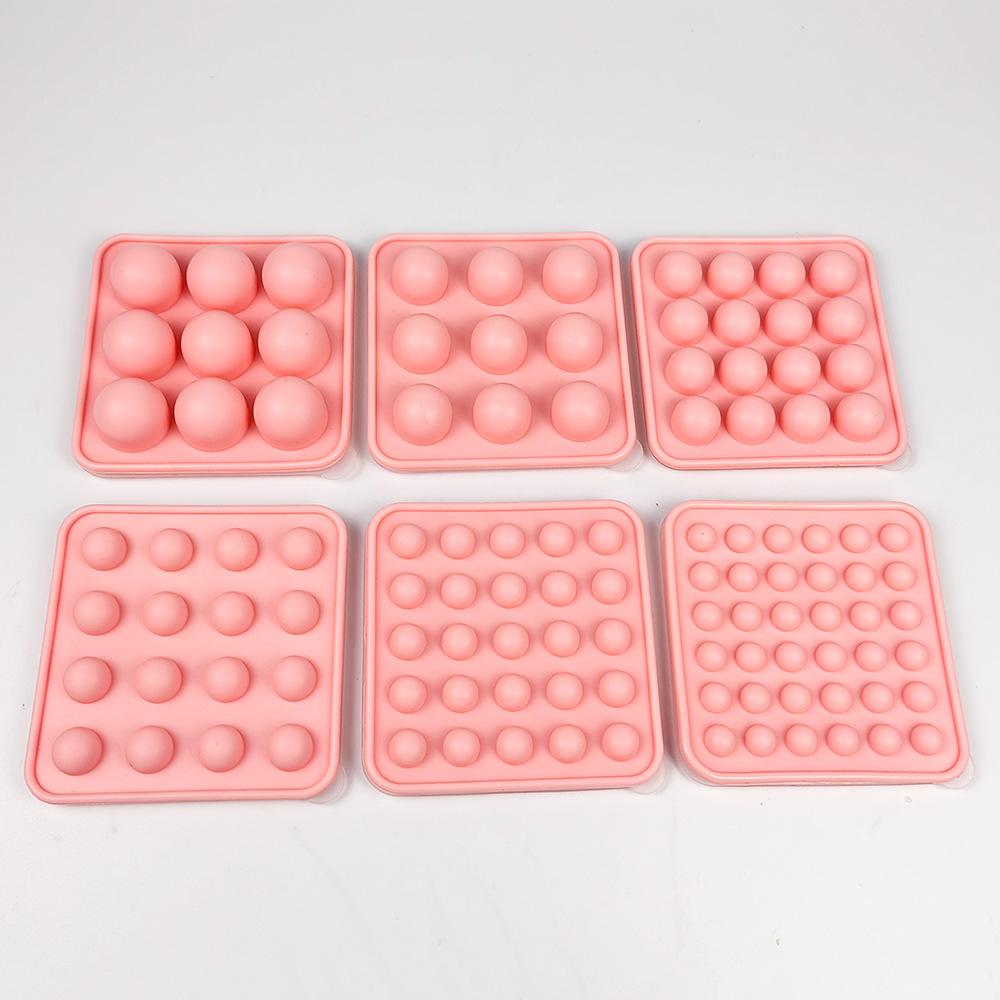 9/16/25/36 Kavitäten Runde Kugeln Schokoladenformen mit Deckel Silikon Lebensmittelqualität Antihaft Süßigkeiten Kuchen Eiswürfel Backzubehör