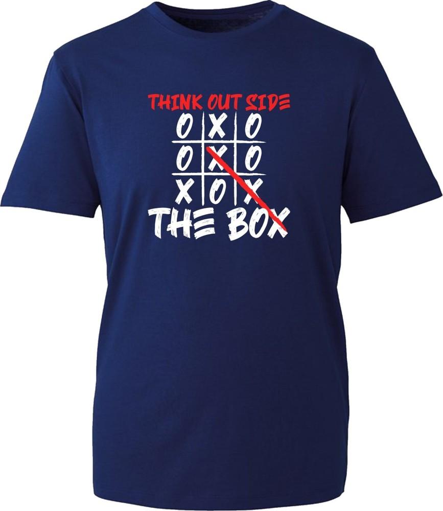 Think Outside The Box Funny Tshirt Attitude Rude Joke Birthday Unisex Tee Top S