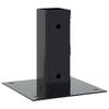 Square Post Base 4 pcs 46 x 46 mm Powder Coated Steel