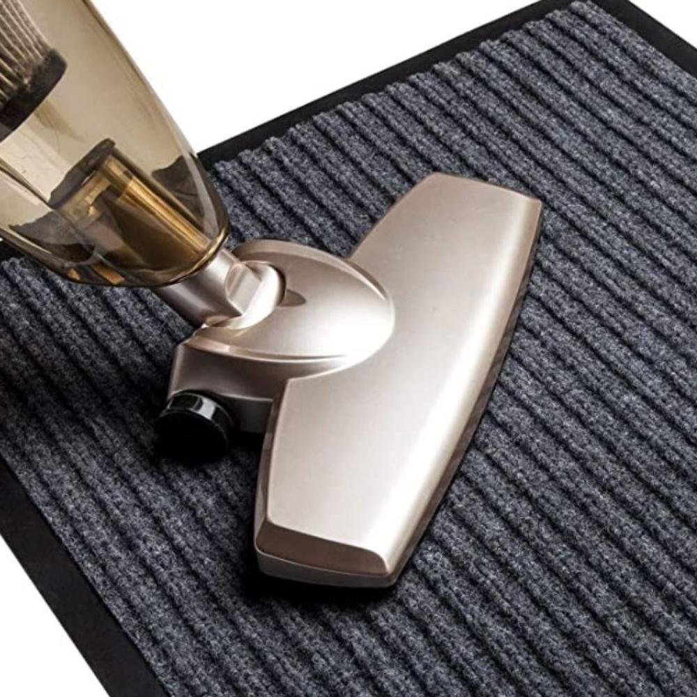 Doormat, Shoe Mat, Ribbed, Gray, Outdoor, 120 X 180 Cm