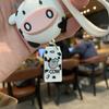 Ornaments Gifts New Door Key Cartoon Car Key Bag Decoration Animal Keyrings Silicone Cow Keychains
