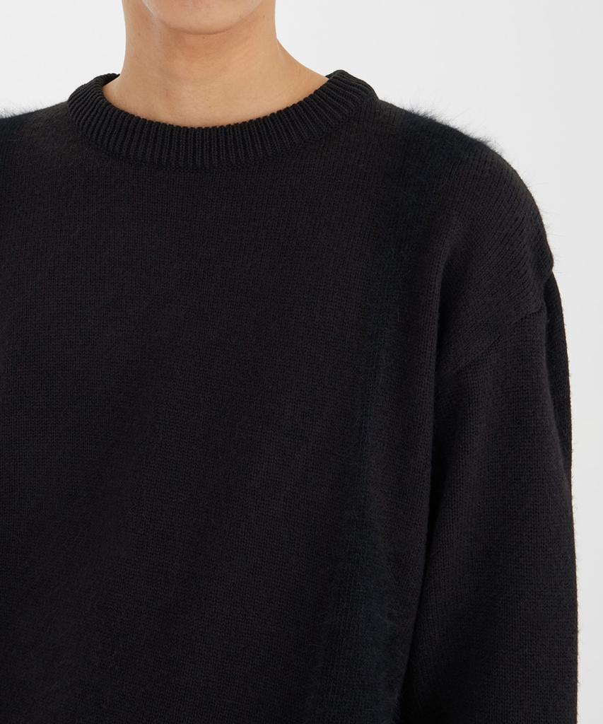 YOUTH Curved Angora Knit - Black