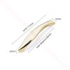 NAIERDI Bright Gold Cabinet Handles Fish Solid Drawer Knobs Zinc Alloy Kitchen Cupboard Door Pulls Furniture Handle Hardware