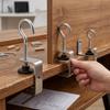 304 Stainless Steel Square Clamp Hook Type Fixed Holder Clip C-clamp  Hardware Fasteners