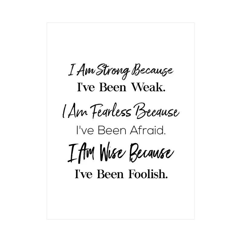 Minimalism English Sentences Inspirational Words Poster Canvas Print Painting Wall Art Picture Living Room Office Decor