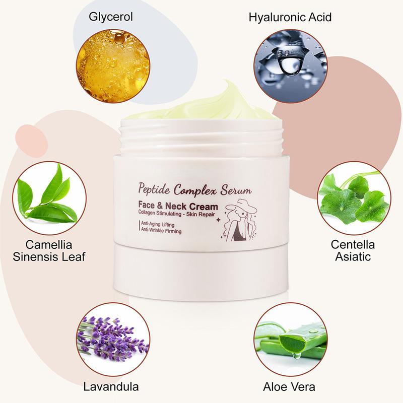 Facial Cream Anti-Wrinkles Anti-Aging Skin Cream Moisturizing and Nourishing Face Cream for Long Term Use