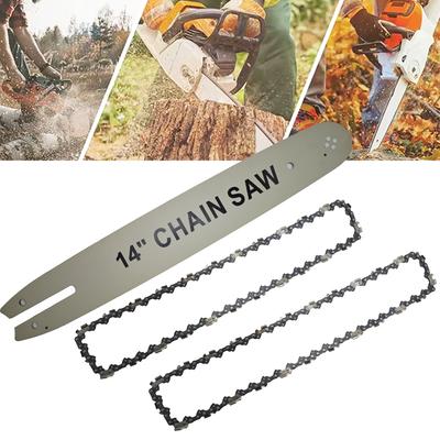 Chainsaw Guide Bar 14 Inch With Saw Chain 3/8 LP 50 Section Saw Chain For STIHL MS170 MS180 MS250 Power Tool Accessories