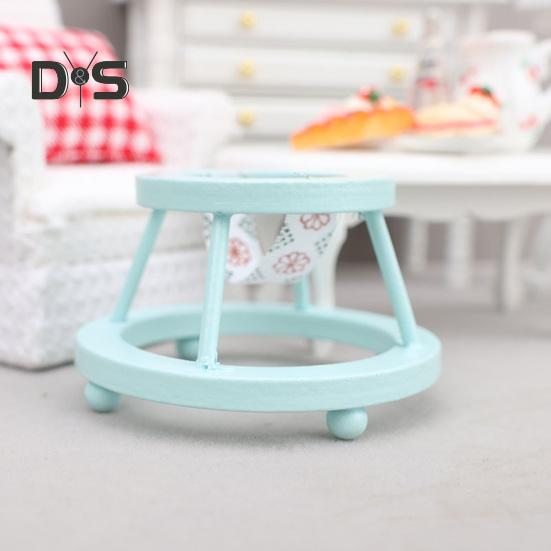 Mini Walker Model Miniature Dolls Accessories 1:12 Scale Design Miniature House Nursery Furniture for Mini Dolls