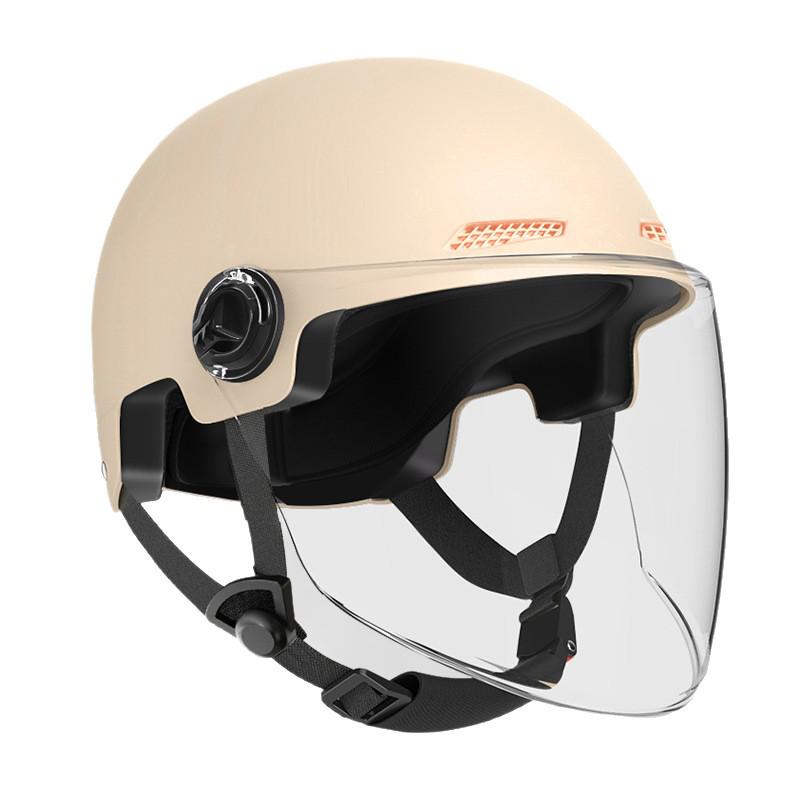 Certified Electric Motorcycle Safety Helmet for Men & Women, Gray, All-Season, Sun Protection