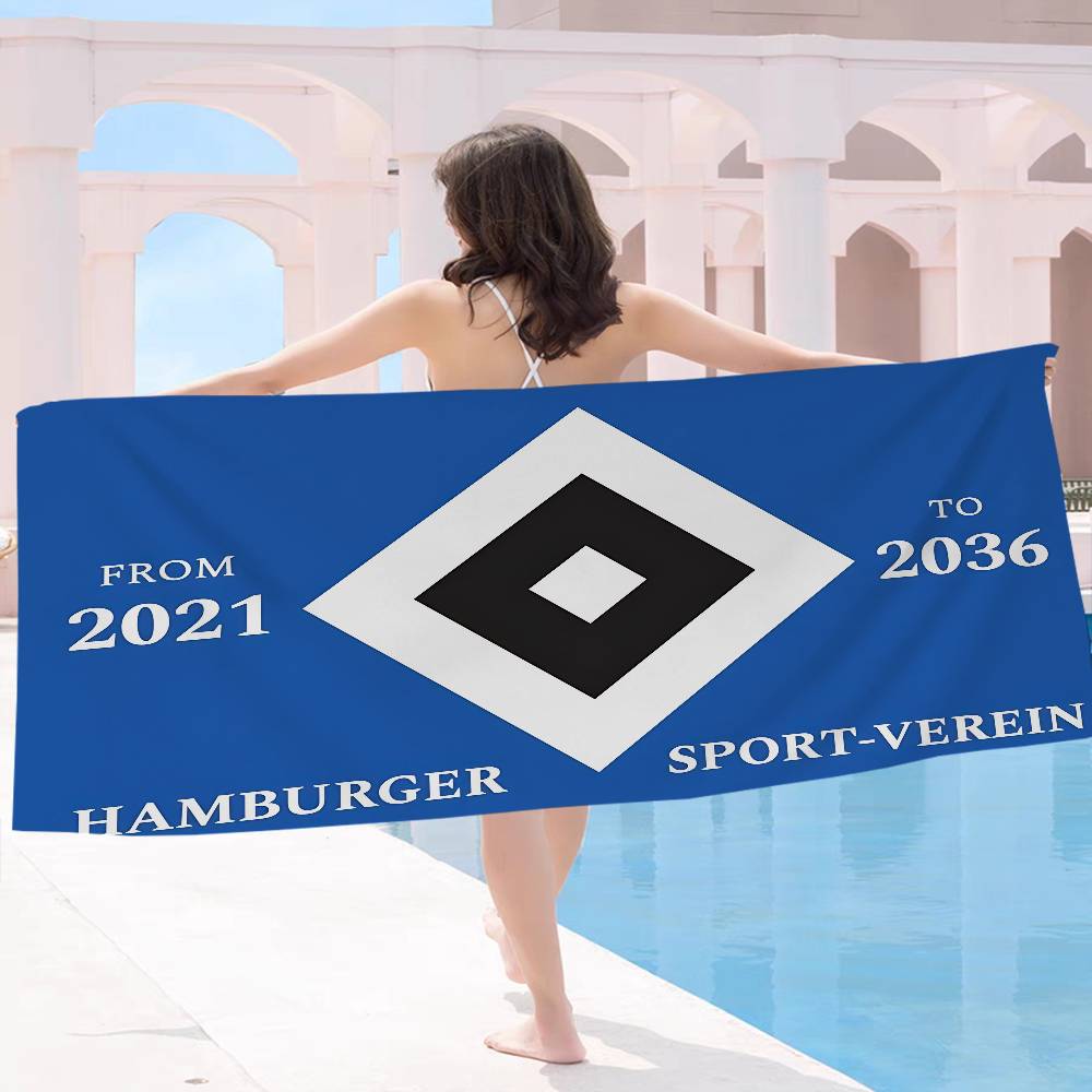 Asciugamano da Spiaggia H-Hamburger-r SV Asciugamani da Bagno Colorati per Ragazza Microfibra Asciugatura Rapida Senza Sabbia Spiaggia Yoga Spa Palestra Piscina