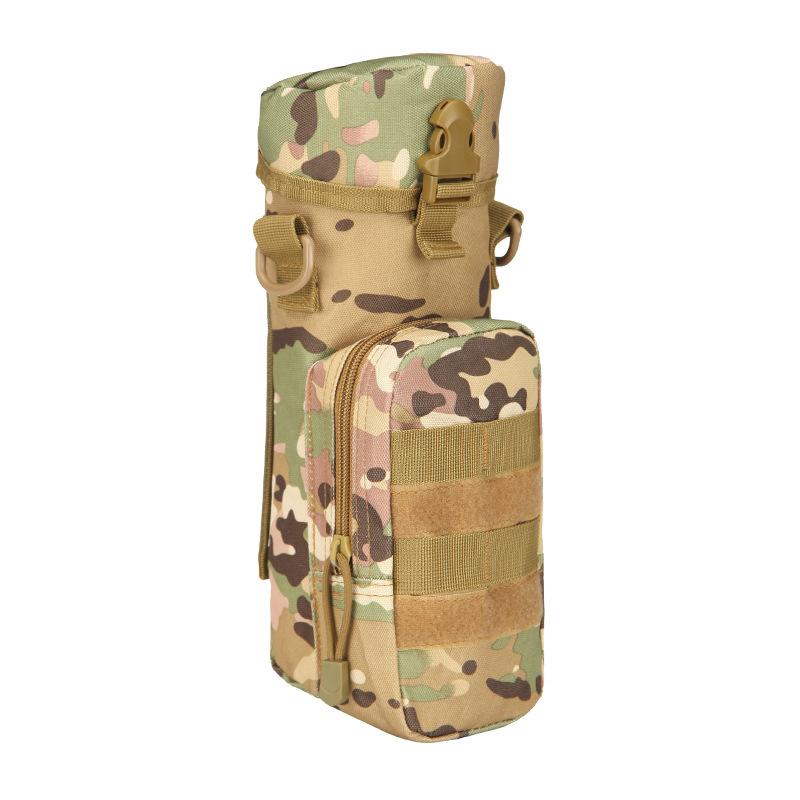 Tactical Molle Water Bottle Bag Pouch Holder Outdoor Travel Camping Hiking Cycling Fishing Hunting Water Bottle Kettle Carrier