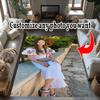 Customize Photos Personalized Picture Carpet Design for Decorate Room Outdoor Dormitory Balcony Antislip Carpet Anime Office Decor