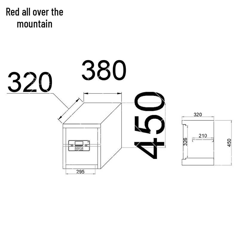 Fingerprint Lock Security Safe Cabinet