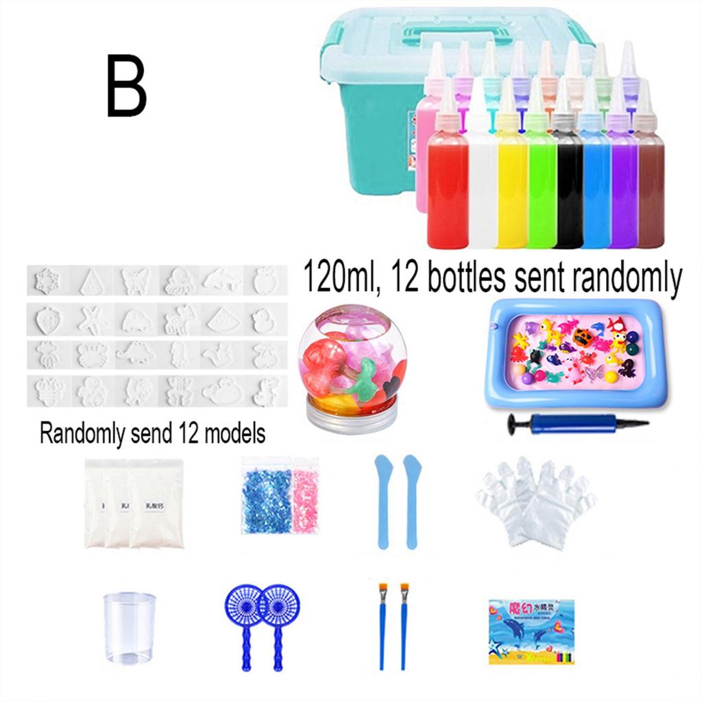 Children's Ocean DIY Colloid Toys Children's Solution Toys Diy Set Children's Ocean Enlightenment Toys Children's Educational Toys 60ml