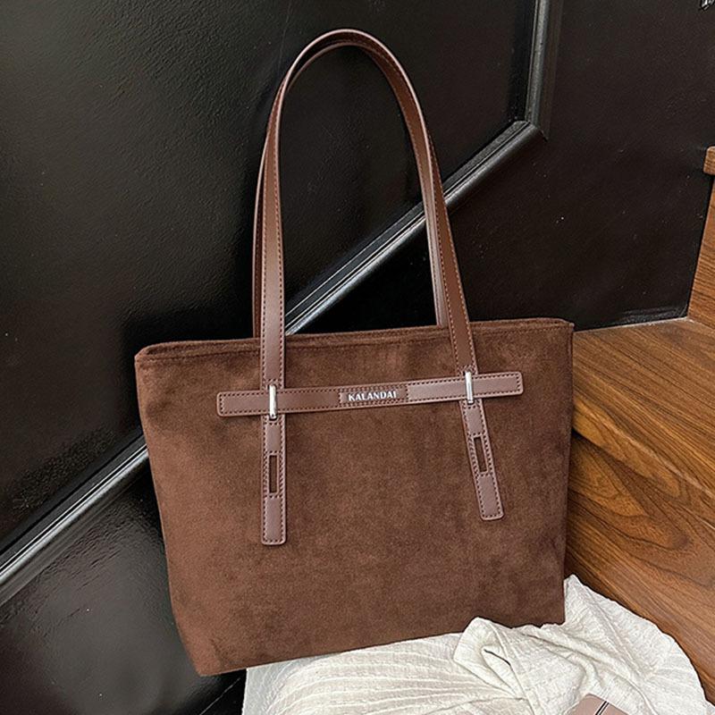 

Leopard print bag women s large-capacity new autumn and winter matte retro shoulder bag versatile student кофейный